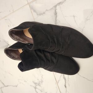 Black Suede Ankle Boots